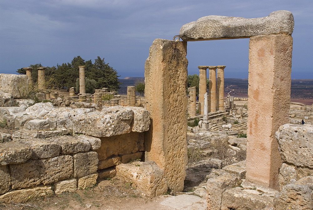 Sanctuary of Apollo, Temple of Apollo, Greek and Roman site of Cyrene, UNESCO World Heritage Site, Libya, North Africa, Africa