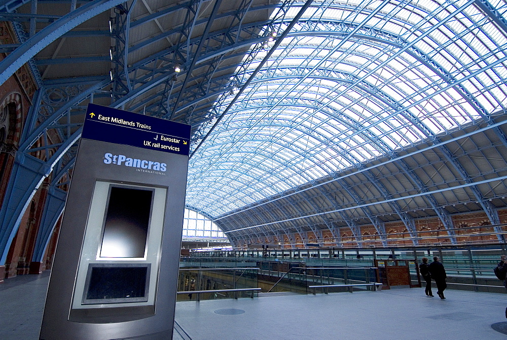 St. Pancras International Train Station, London, England, United Kingdom, Europe