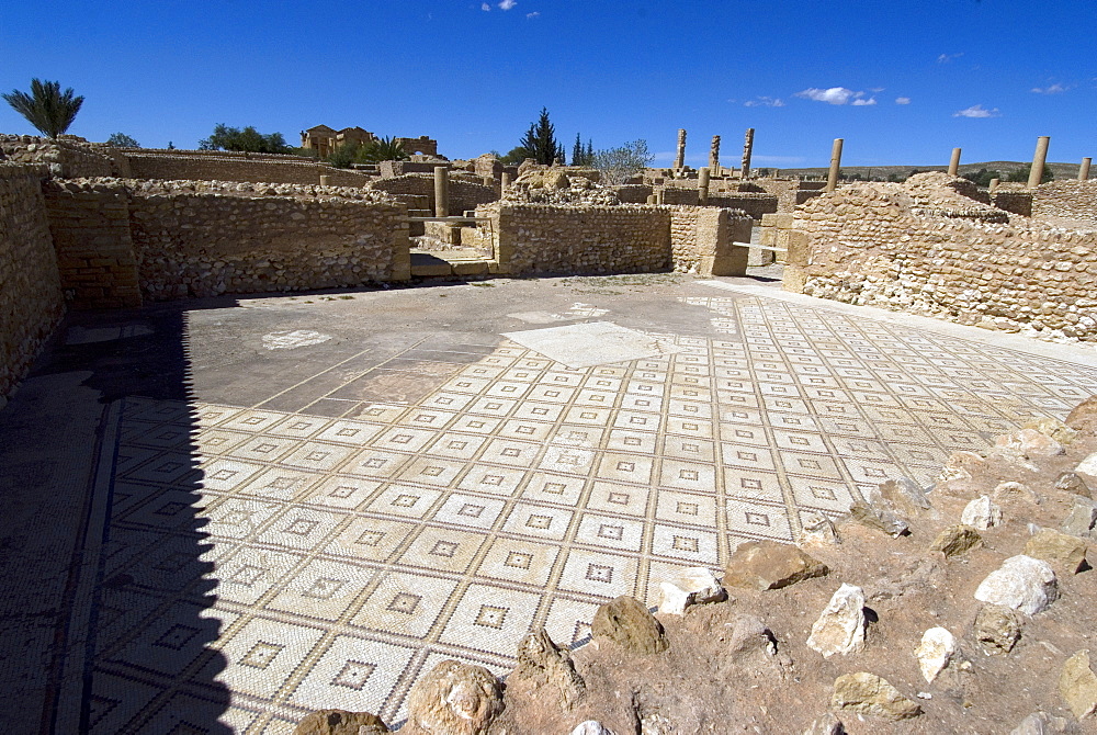 Large Baths, Roman ruin of Sbeitla, Tunisia, North Africa, Africa