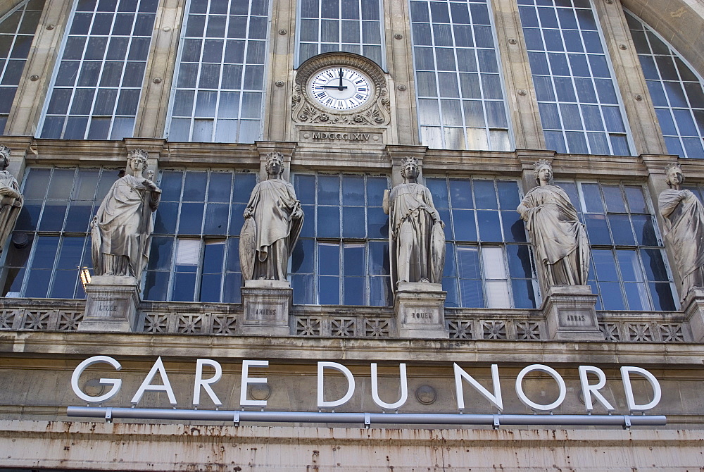 Gare du Nord railway station, and Eurostar Terminal, Paris, France, Europe