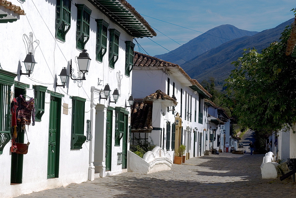 The colonial town of Villa de Leyva, Colombia, South America