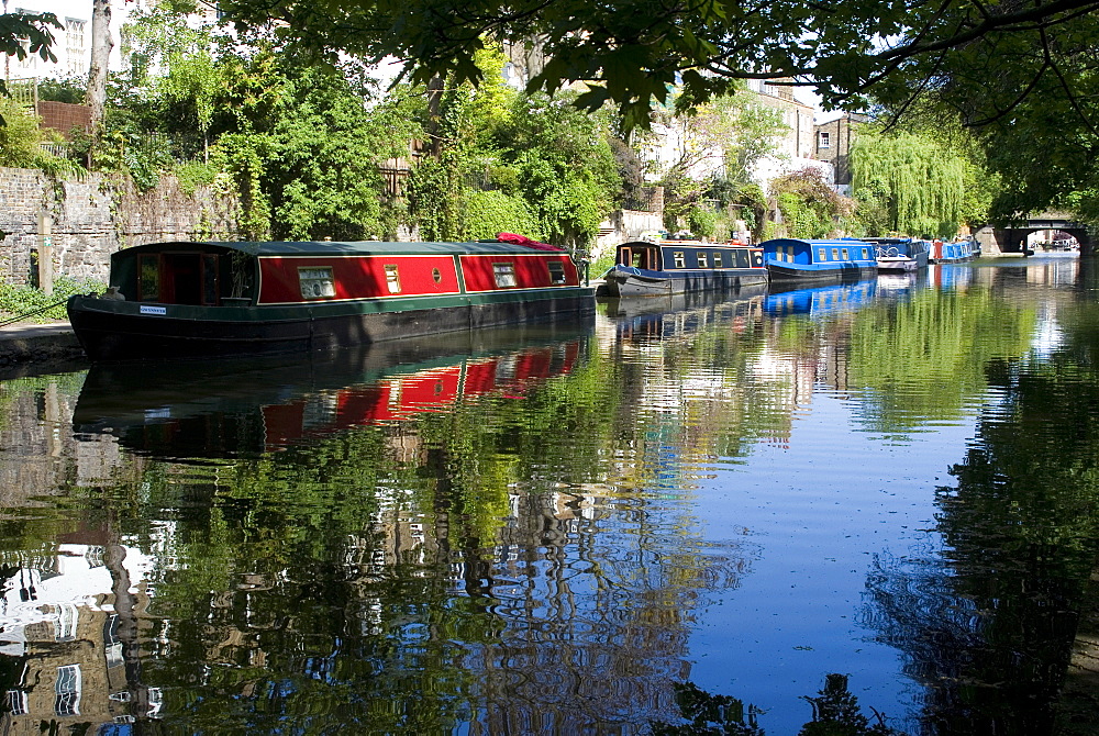 Regent's Canal, Islington, London, England, United Kingdom, Europe