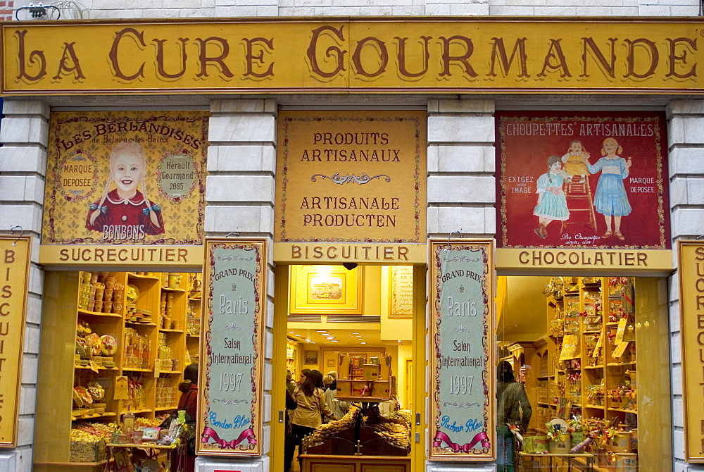 La Cure Gourmand sweet, biscuit and chocolate shop, Brussels, Belgium, Europe