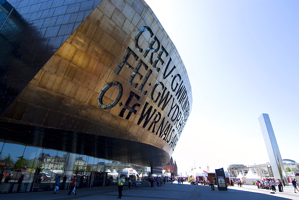 Millennium Centre, Cardiff Bay, Cardiff, Wales, United Kingdom, Europe