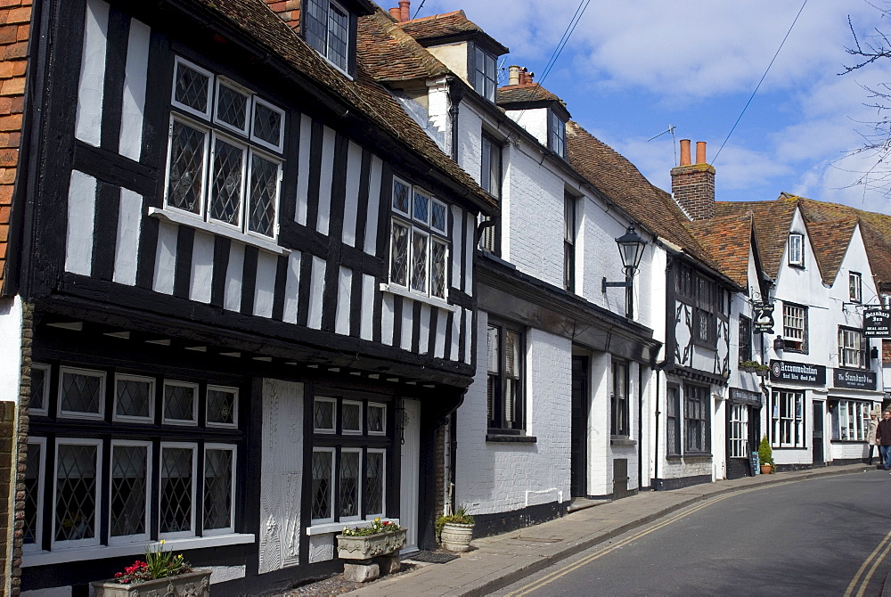 The High Street, Rye, East Sussex, England, United Kingdom, Europe