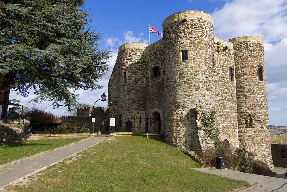 Rye Castle, built in 1249, now a museum, Rye, East Sussex, England, United Kingdom, Europe