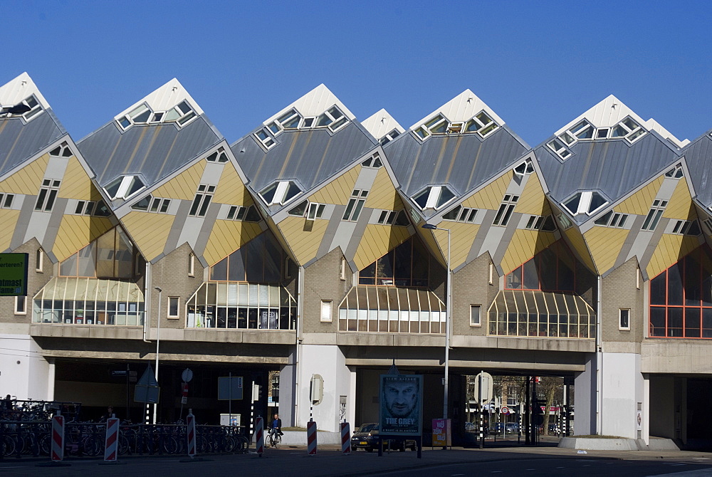 Cubic House (Kubuswoningen), designed by Piet Blom, Rotterdam, Netherlands, Europe