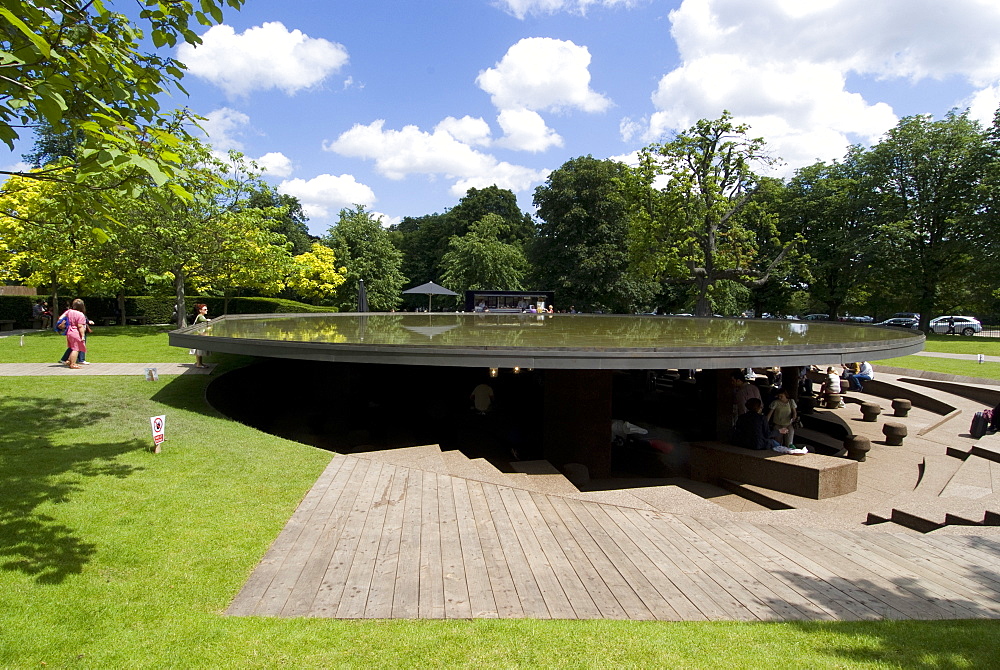 The 2012 Serpentine Gallery pavilion by Herzog, de Meuron and Ai Weiwei, Serpentine Gallery, Kensington Gardens, London, England, United Kingdom, Europe