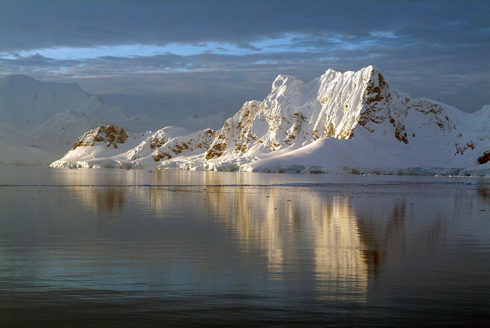 Sunset at Paradise Harbour, Antarctica, Polar Regions