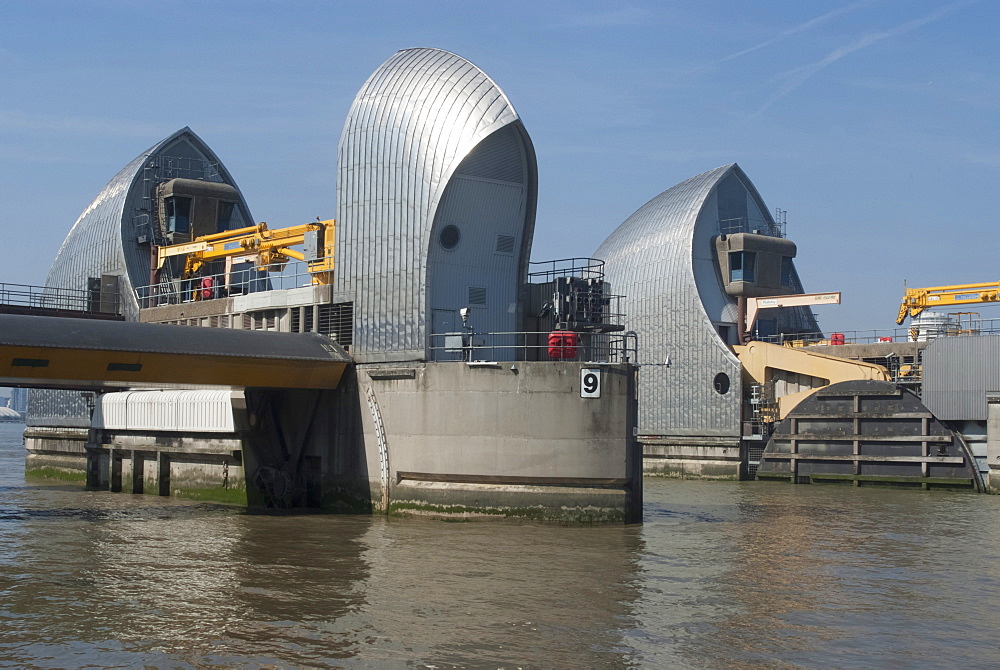 The Thames Barrier, Woolwich, London, SE18, England, United Kingdom, Europe