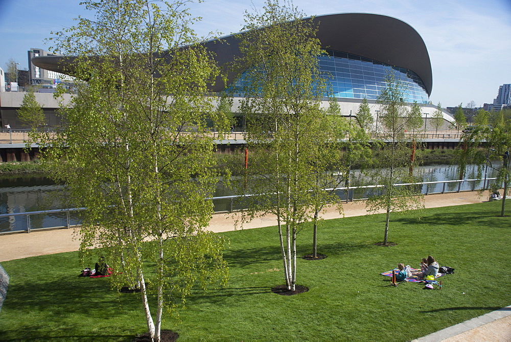 The Aquatic Centre, Queen Elizabeth Olympic Park, Stratford, London, E20, England, United Kingdom, Europe