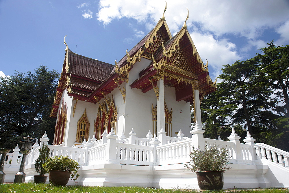 The Buddhapadipa Temple, the first Thai Buddhist temple built in the UK, Wimbledon, England, United Kingdom, Europe