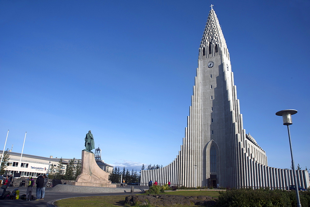 Hallgrimskirja Church, Reykjavik, Iceland, Polar Regions