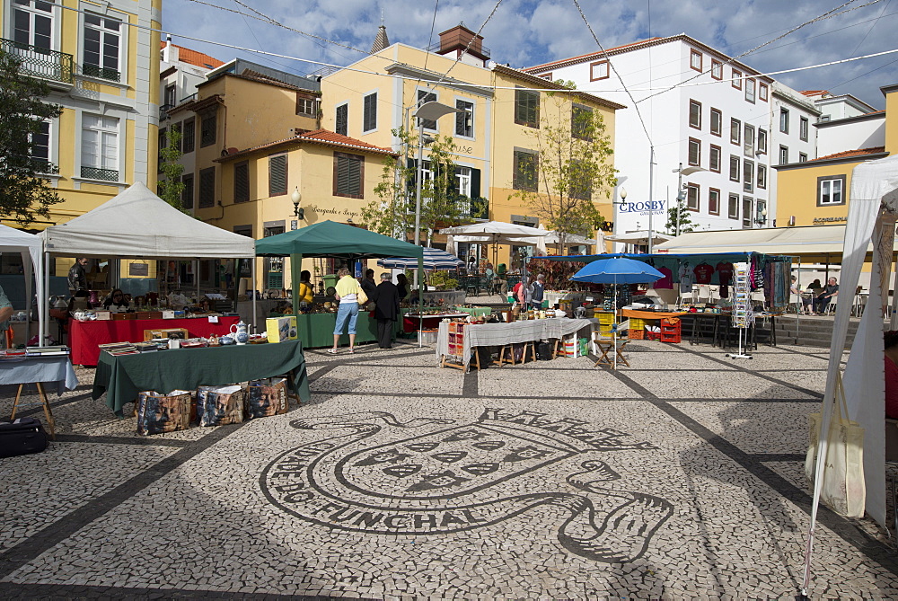 Craft stalls, Funchal, Madeira, Portugal, Atlantic, Portugal