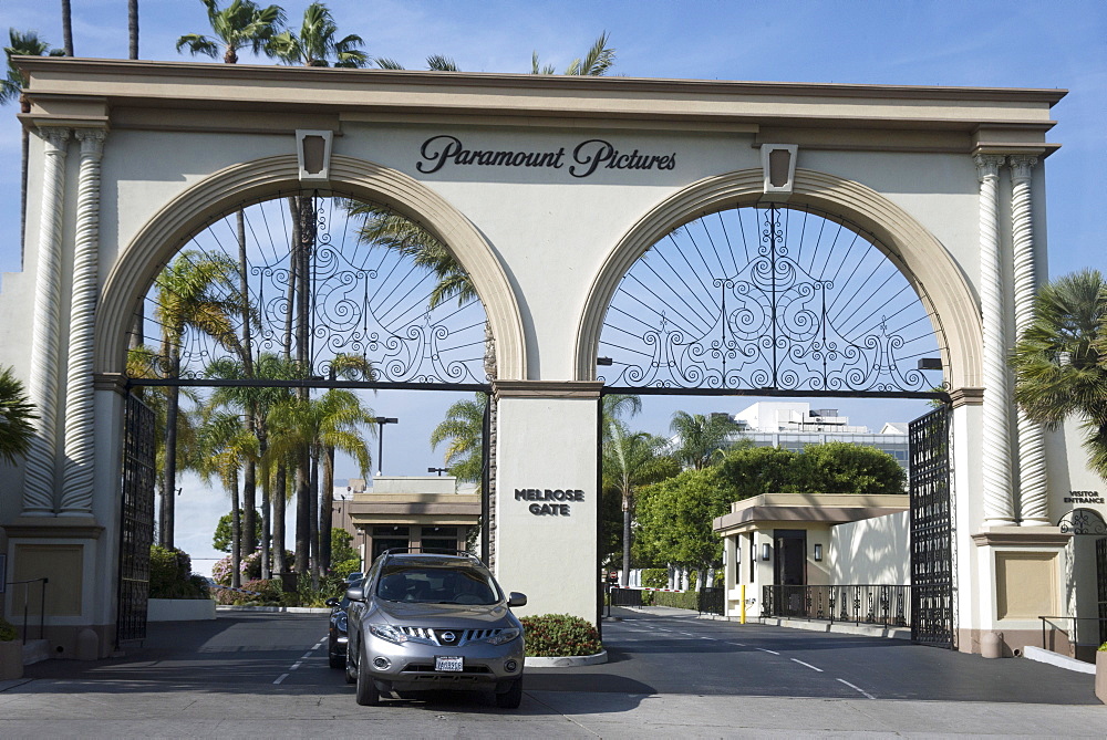 Melrose Gate of Paramount Studios, Hollywood, Los Angeles, California, United States of America