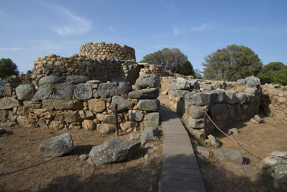 Nuraghe La Prisgiona archaeological site, dating from 1300 BC, near Arzachena, Sardinia, Italy, Europe