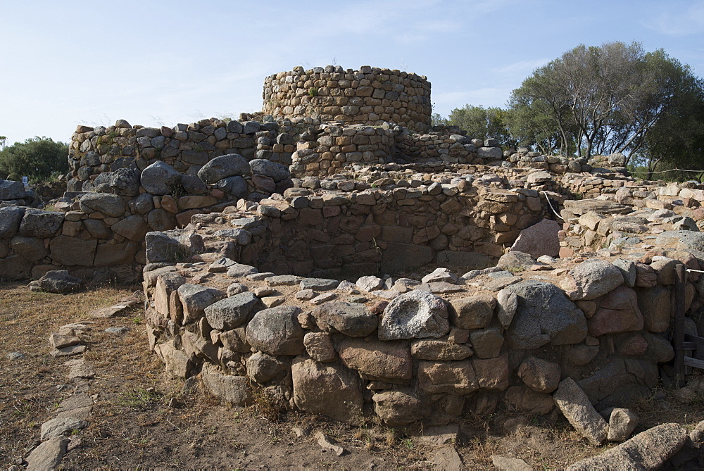 Nuraghe La Prisgiona archaeological site, dating from 1300 BC, near Arzachena, Sardinia, Italy, Europe