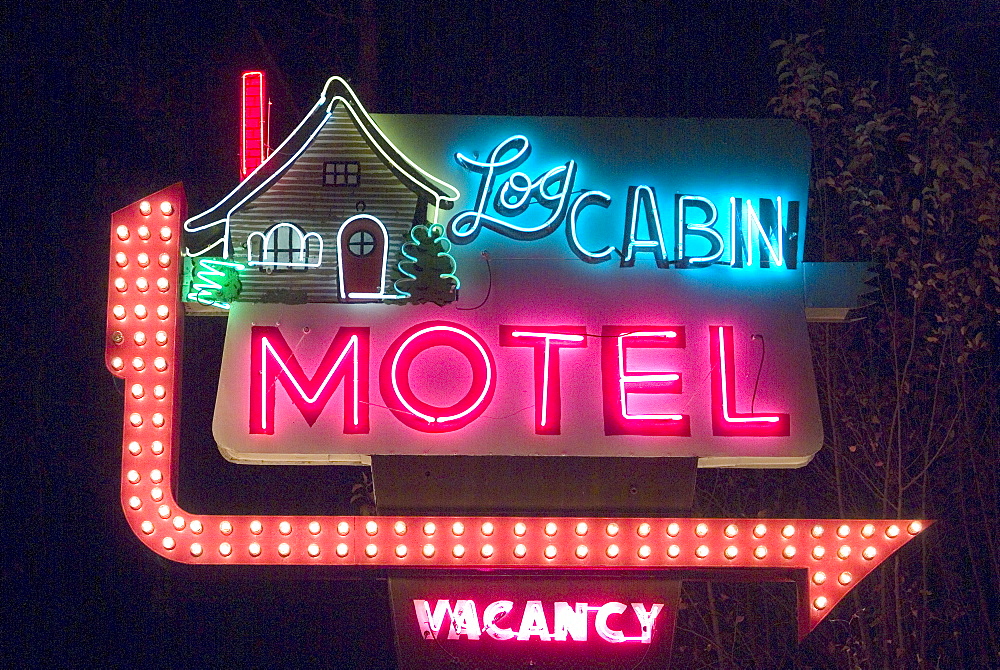 Log Cabin Motel, Montrose, Colorado, United States of America, North America