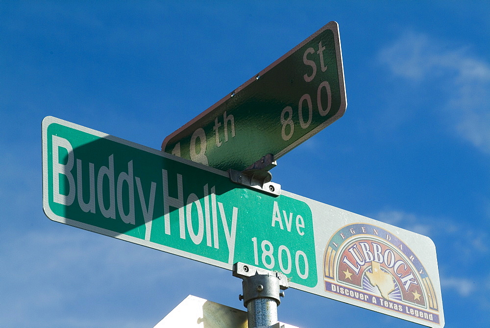 Buddy Holly Avenue, Lubbock, Texas, United States of America, North America