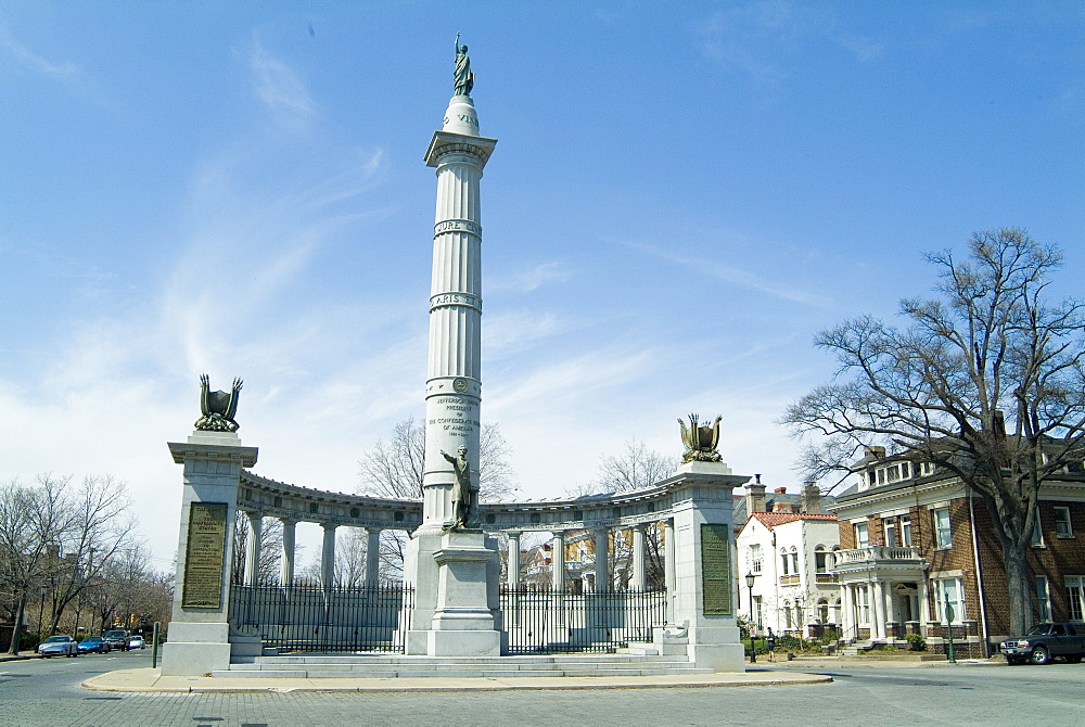 Jefferson Davis, Monument Boulevard, Richmond, Virginia, United States of America, North America