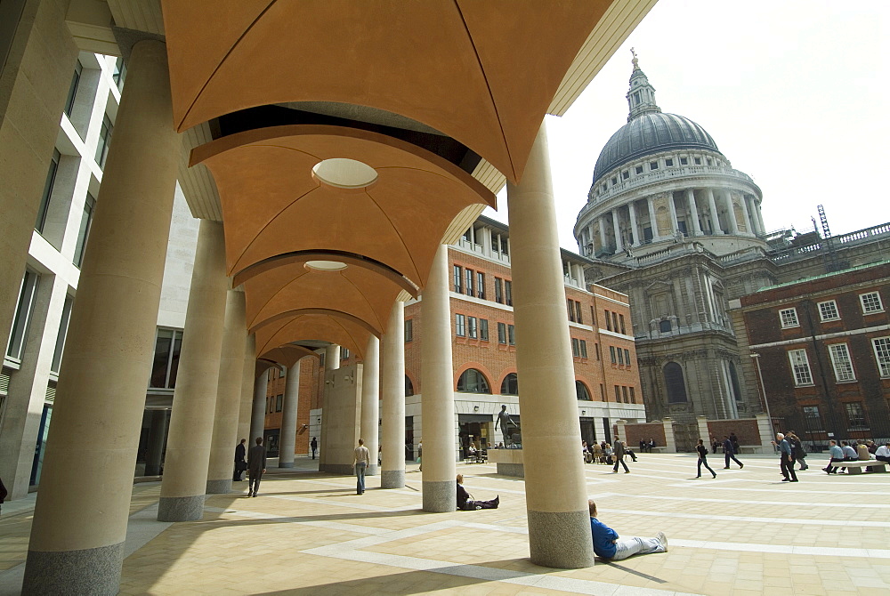 Paternoster Square, near St. Paul's Cathedral, the City, London, England, United Kingdom, Europe