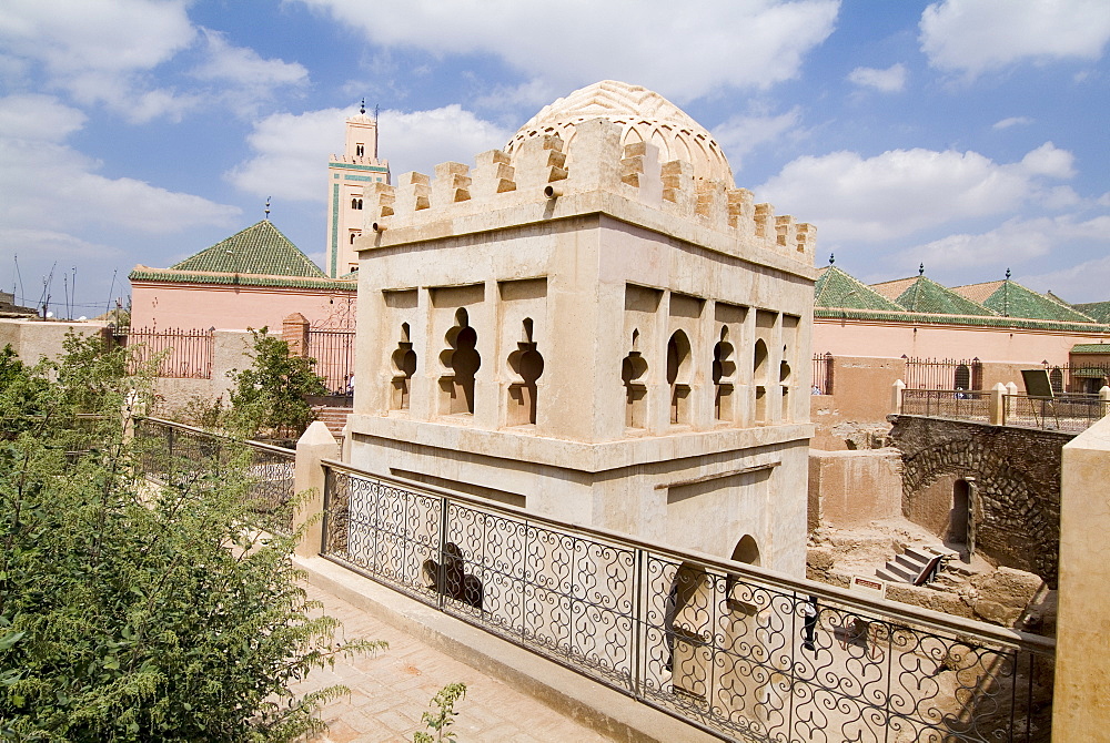 Almoravid Qobba, ablution pools from the Almoravid period in the 11th century, Marrakech, Morocco, North Africa, Africa