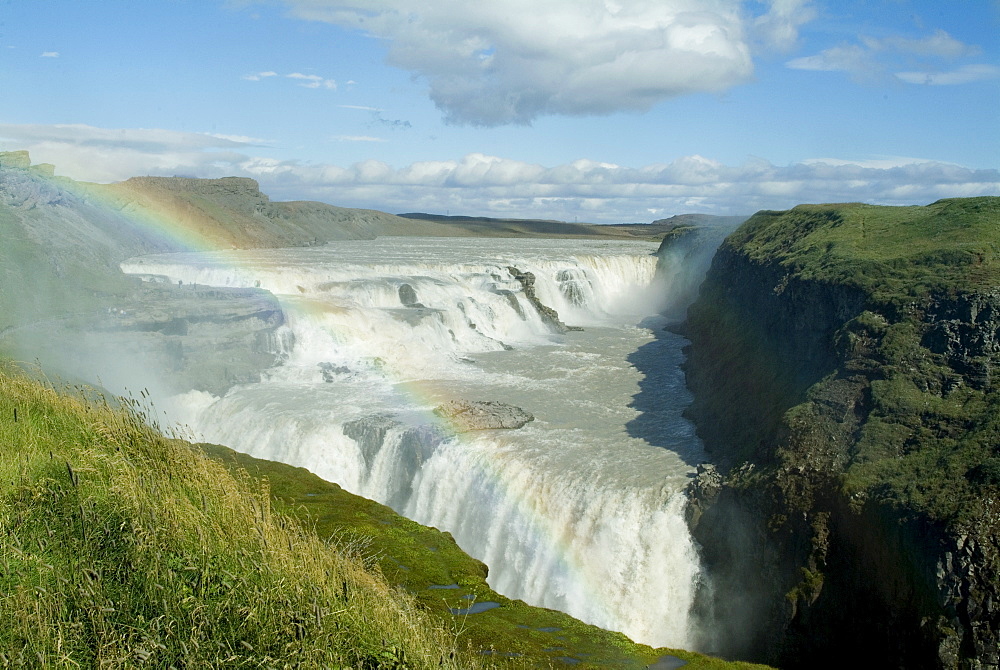 Gullfoss (Golden Falls), Iceland, Polar Regions