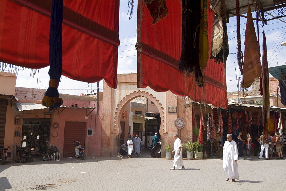 Near Almoravid Qobba, Marrakech, Morocco, North Africa, Africa