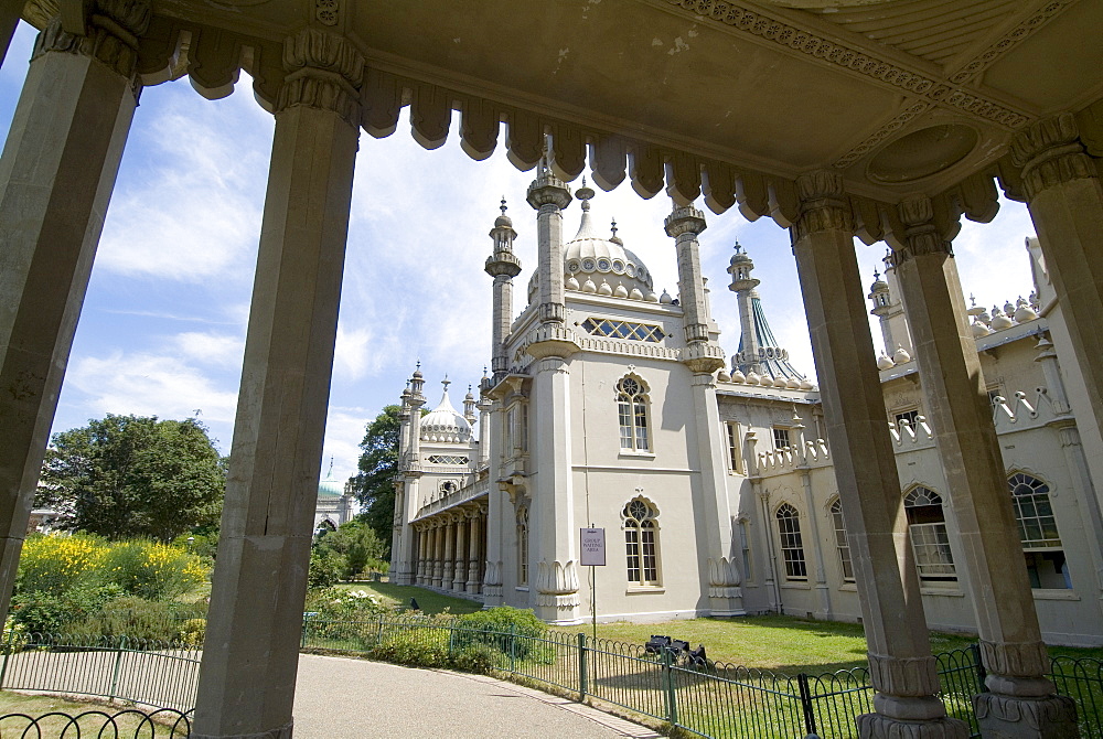 Brighton Pavilion, built by Prince Regent, later George IV, Brighton, Sussex, England, United Kingdom, Europe