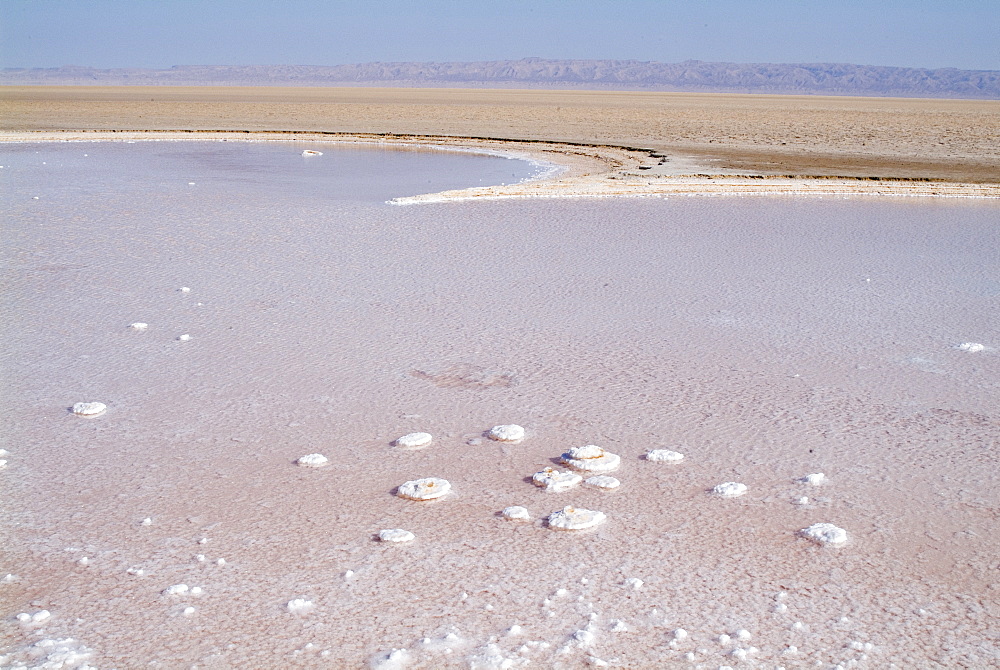 Salt Lake, Chott el Jerid, Tunisia, North Africa, Africa