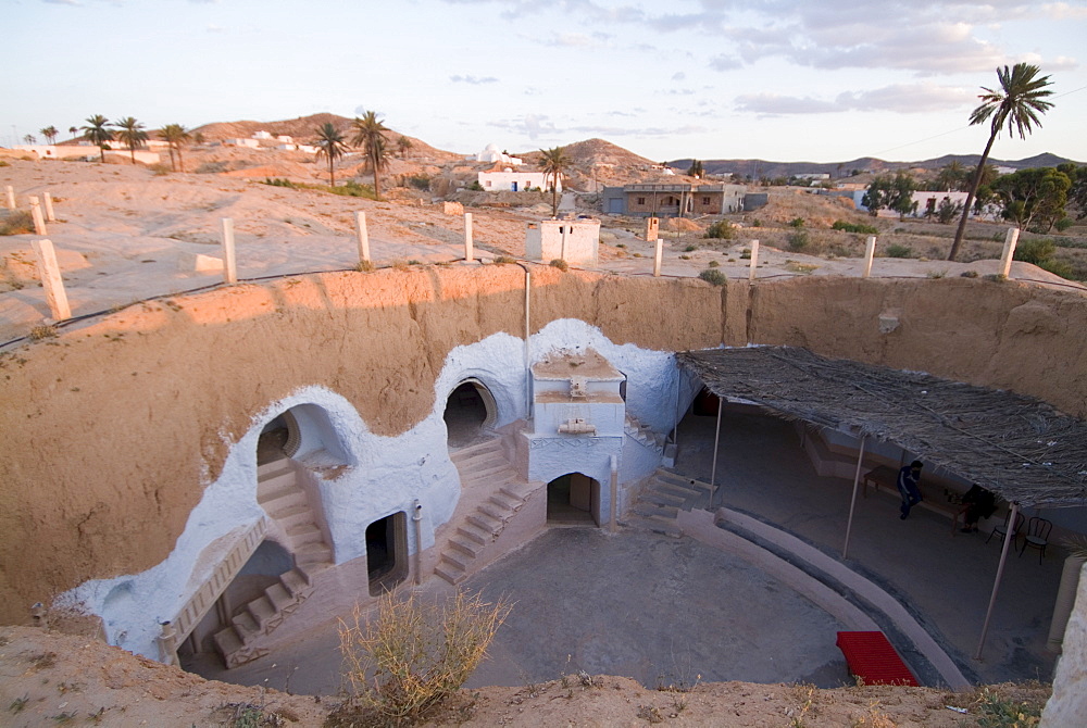 Underground cave dwelling, Matmata, Tunisia, North Africa, Africa