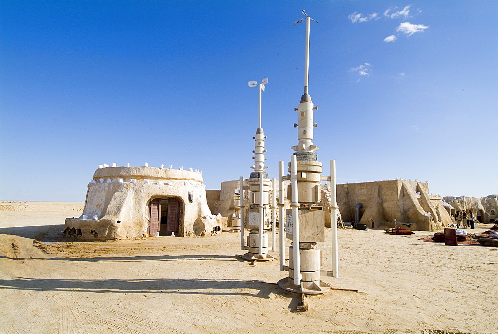 Star Wars set, Chott el Gharsa, Tunisia, North Africa, Africa