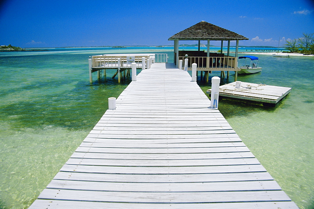 Jetty near Georgetown, Exuma, Bahamas 