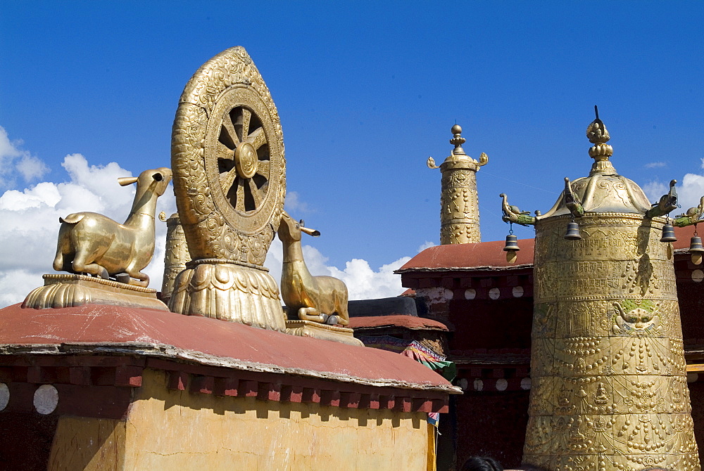 Jokhang Temple, the most revered religious structure in Tibet, Lhasa, Tibet, China, Asia