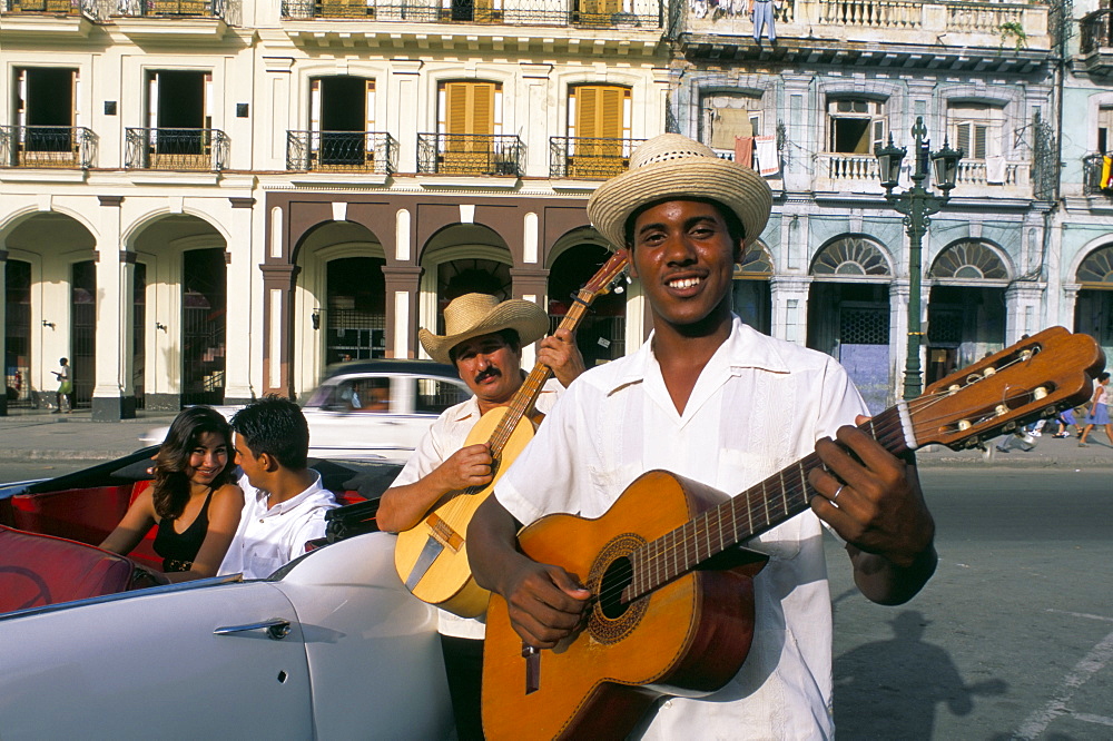 Street musicians, Havana, Cuba, West Indies, Central America