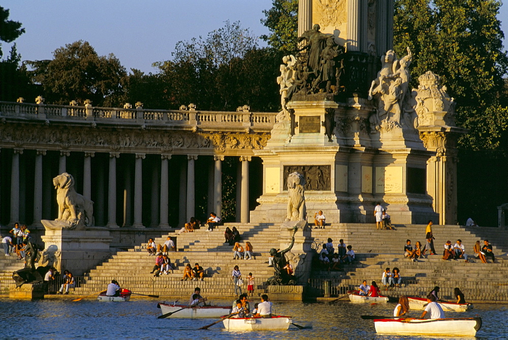 Retiro Park, Madrid, Spain, Europe