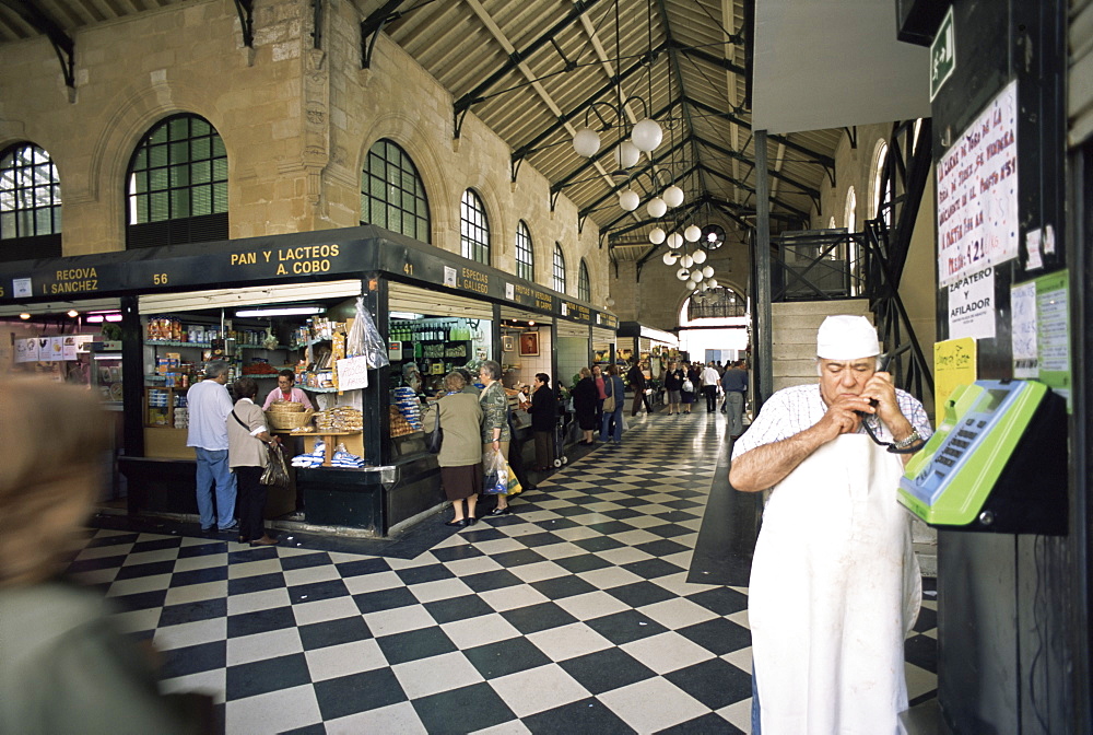 Market hall, Jerez de la Frontera, Andalucia, Spain, Europe