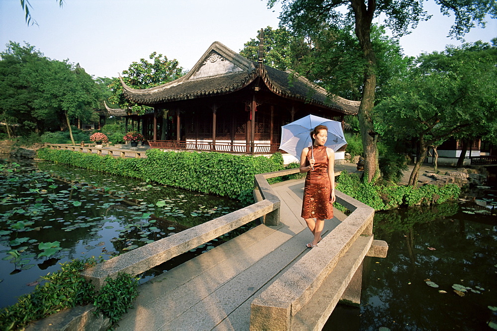 Garden, Zhuozhengyuan, Suzhou, China, Asia