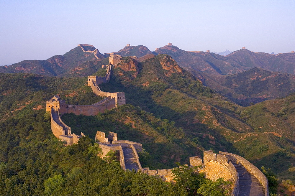 The Great Wall, near Jing Hang Ling, UNESCO World Heritage Site, Beijing, China, Asia