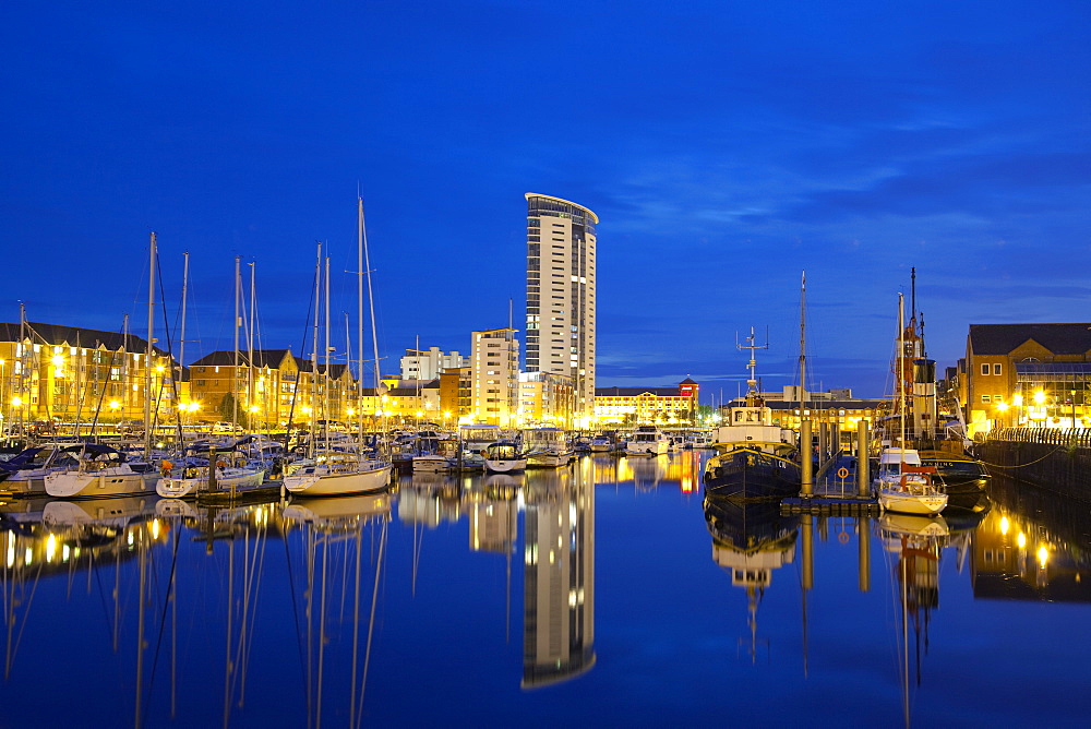 Swansea Marina, Swansea, West Glamorgan, South Wales, Wales, United Kingdom, Europe