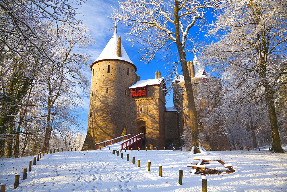 Castell Coch, Tongwynlais, Cardiff, South Wales, Wales, United Kingdom, Europe