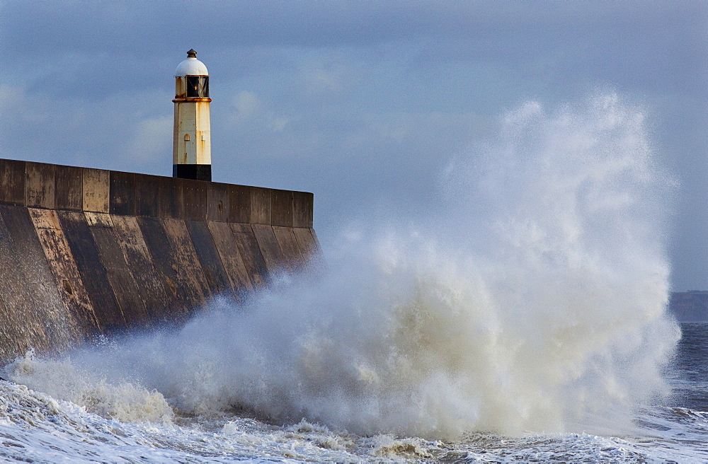 Harbour light, Porthcawl, South Wales, Wales, United Kingdom, Europe