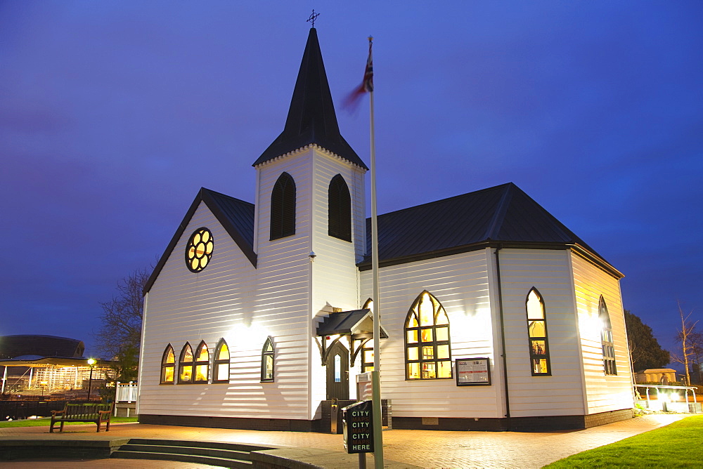 Norwegian Church, Cardiff Bay, South Wales, Wales, United Kingdom, Europe