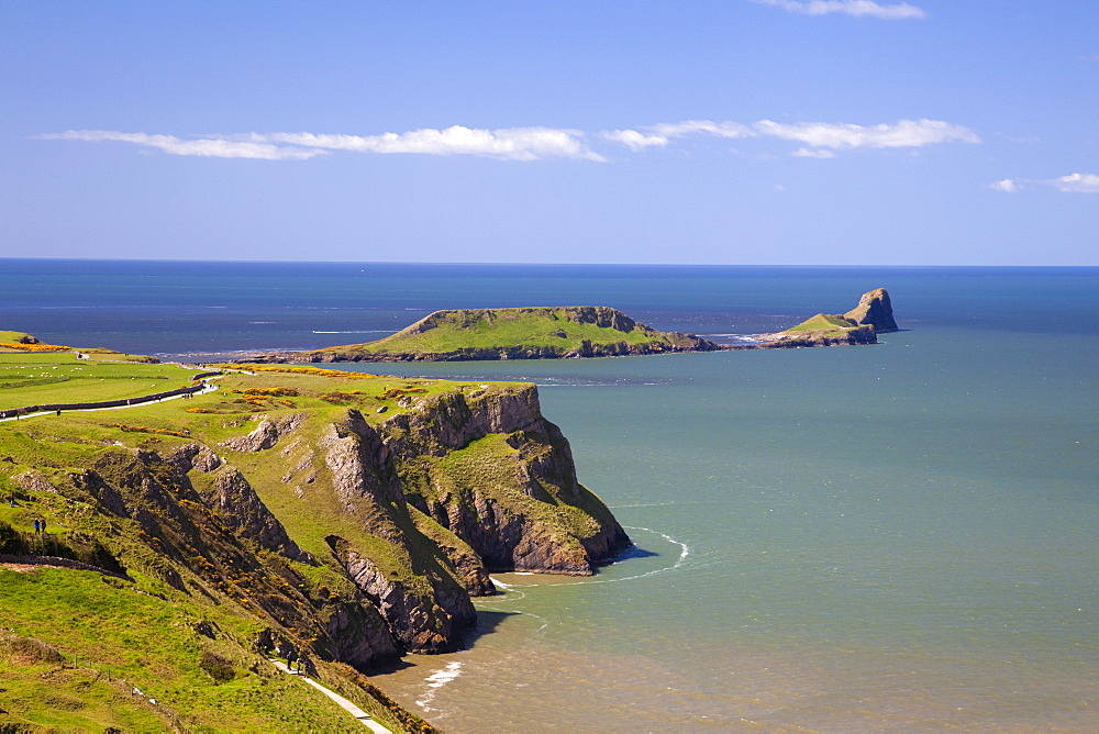 Rhossili Bay, Gower Peninsula, Wales, United Kingdom, Europe