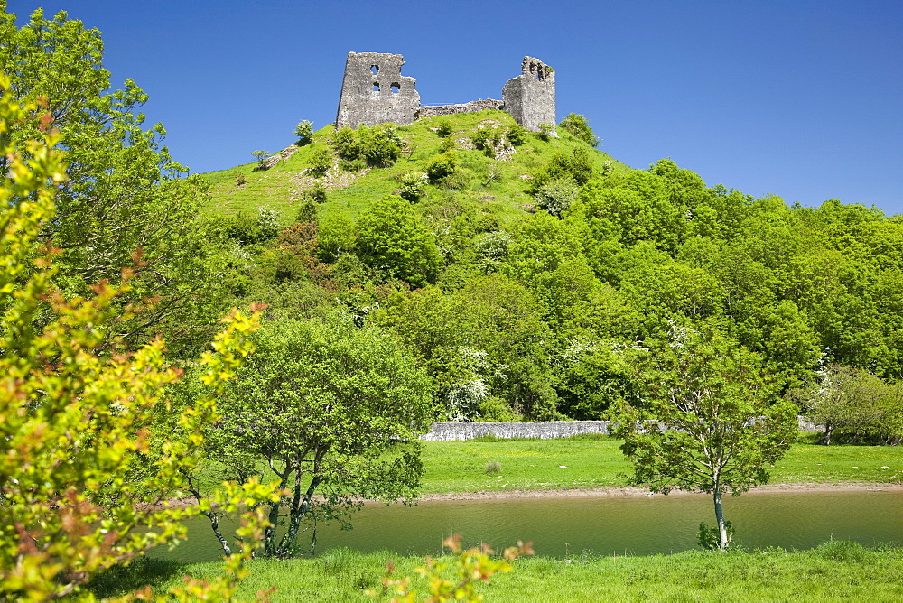 Dryslwyn Castle, Carmarthenshire, Wales, United Kingdom, Europe 