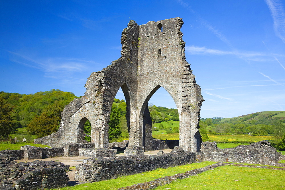 Talley Abbey, near Llandeilo, Carmarthenshire, Wales, United Kingdom, Europe 