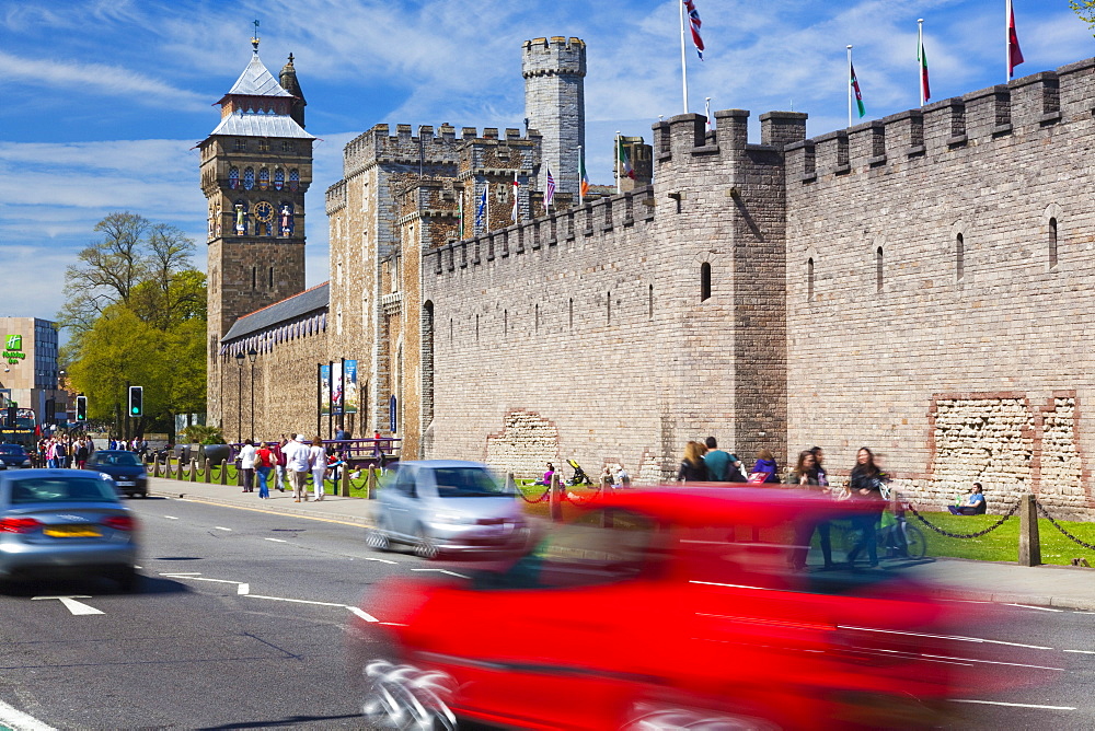 Cardiff Castle, Cardiff, Wales, United Kingdom, Europe