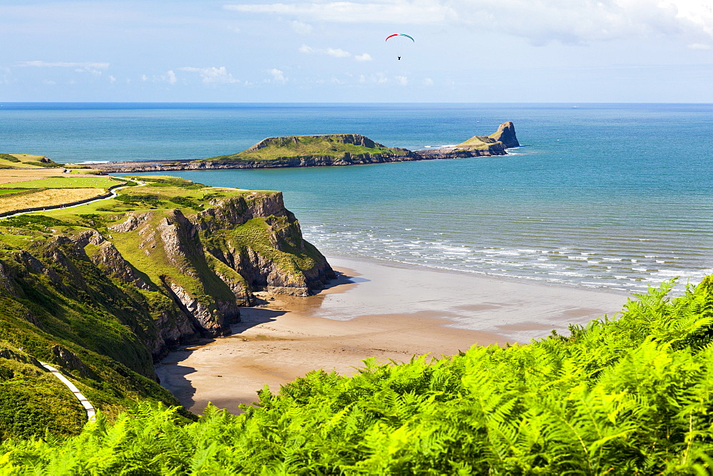 Rhossili Bay, Gower Peninsula, Wales, United Kingdom, Europe