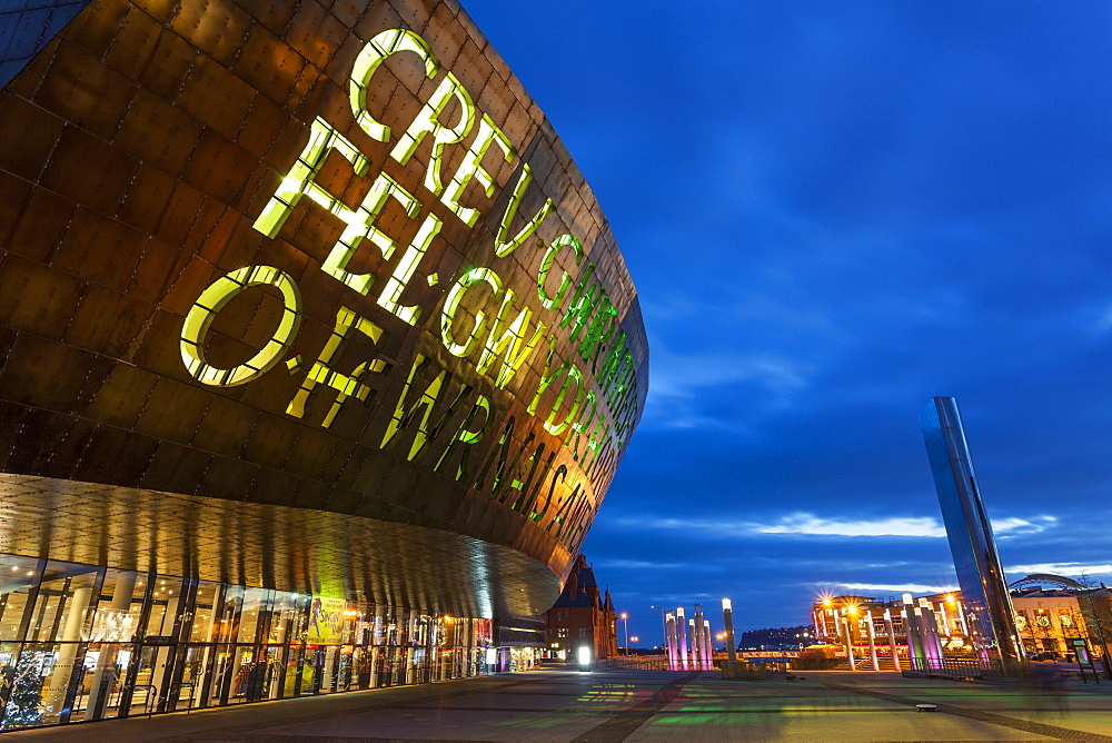 Millennium Centre, Cardiff Bay, Cardiff, Wales, United Kingdom, Europe