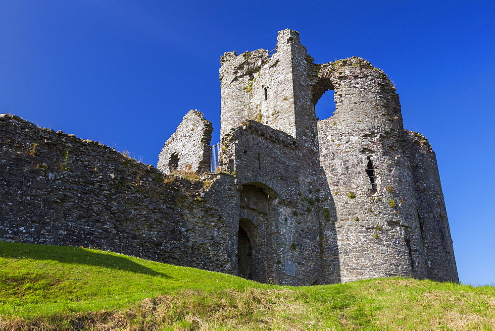 Llansteffan Castle, Carmarthenshire, Wales, United Kingdom, Europe 